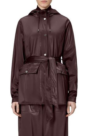 Rains Curve Waterproof Rain Jacket in Depth at Nordstrom, Size X-Small