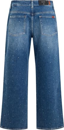 7 For All Mankind Womens Denim Jeans Blue Shine Cotton Straight-Leg
