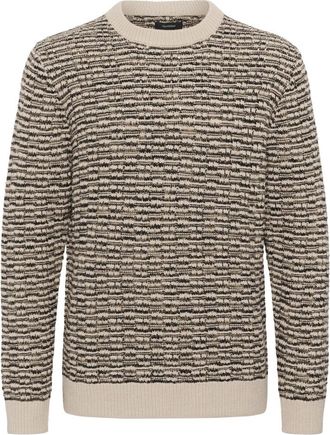 Matinique Rondgebreide trui - Heren - Ronde hals truien - Beige - 2XL - Truien & Vesten