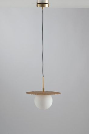 Fan Europe Fan Europe Luceambientedesign - L&aacute;mpara Colgante De Techo Globe, Oro Satinado, G9