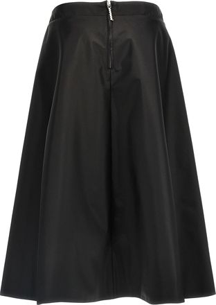 Marni Womens Black Polyamide Midi Skirt