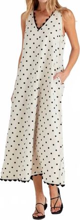 Sundays Polka Dot Ellery Dress In Black/white