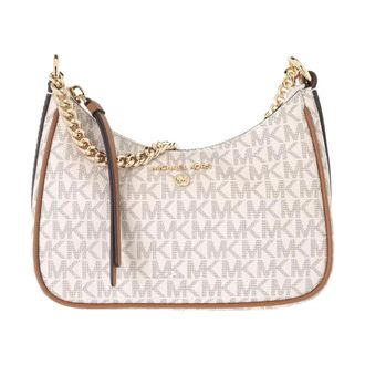 Michael Kors Tassen, Dames, Beige, ONE Size, Leer, Charm Pouches/Portfolios Vanilla Acrn