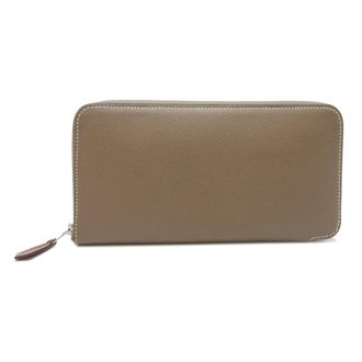 Herm&egrave;s Etoupe Gray Epsom Leather Long Wallet (Bi-Fold) (Pre-Owned)