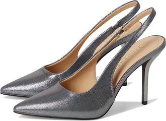 Journee Collection Elenney High Womens Heels Pewter : 9.5 M, Faux Leather