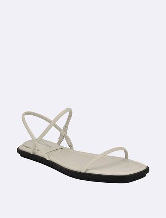 Calvin Klein Womens Womens Prue Sandal - White - 6H