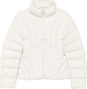 Elisabetta Franchi Quilted High-neck Jacket