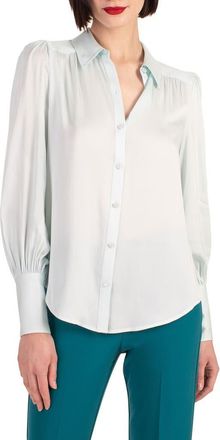 Trina Turk Sagittarius Top in Blue Frost at Nordstrom Rack, Size Xx-Large