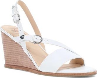 Frye Rachel Slingback Wedge Sandal in White at Nordstrom, Size 6.5