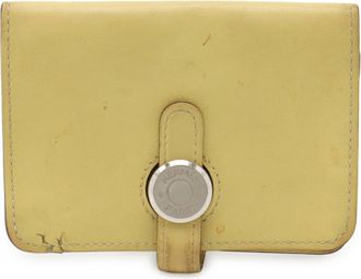 Hermès Dogon Soufre Swift Leather Coin Purse/Coin Case (Pre-Owned)
