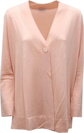 KANGRA Zijde/Kasjmier Vest Trui 7571 Model - Dames - Vesten - Roze - S - Kasjmier - Truien & Vesten