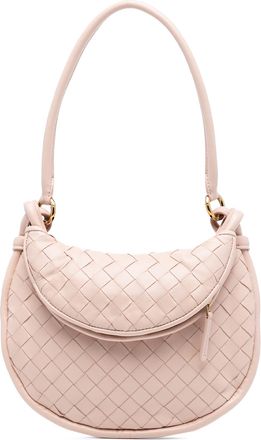 Bottega Veneta Blush Pink Small Nappa Intrecciato Gemelli Hobo