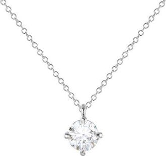 Untamed Petals Joelle Crystal Pendant in Silver at Nordstrom