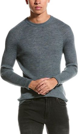 Raffi Raglan Wool-Blend Crewneck Sweater