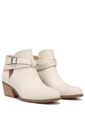 Dr. Scholls Literally I4084S1250 Boots Womens Ivory Ankle Bootie LION1080