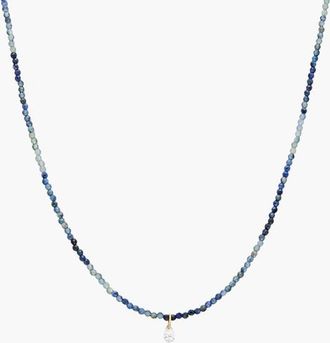 Mejuri Tashi Drilled Lab Grown Diamond Necklace in Yellow Gold by MEJURI at Nordstrom