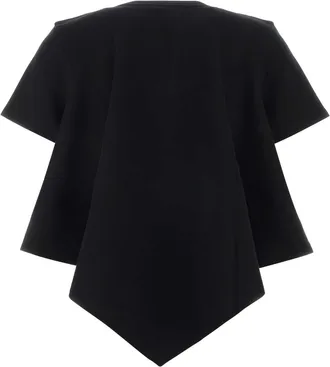 Loewe Womens Black Cotton Blend T-Shirt Nylon