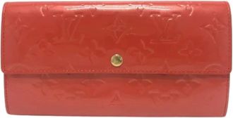 Louis Vuitton Pre-owned Long wallet (bi-fold) - Dames - Vintage Accessoires - Rood - ONE Size - Vintage