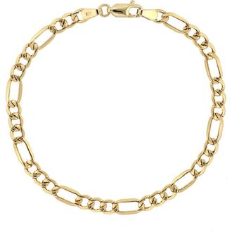 Bony Levy Mens 14K Gold Figaro Chain Bracelet in 14K Yellow Gold at Nordstrom, Size 7.5