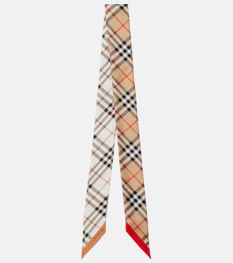 Burberry Burberry Check silk scarf