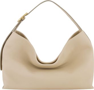 Vince Small Plonge Vivian Leather Hobo Bag in Marzipan at Nordstrom