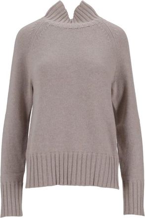 Max Mara Beige High-neck Sweater