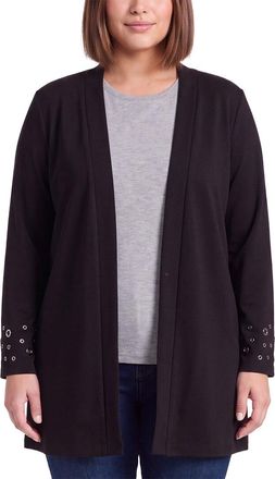 Anne Klein Plus Grommet Cardigan