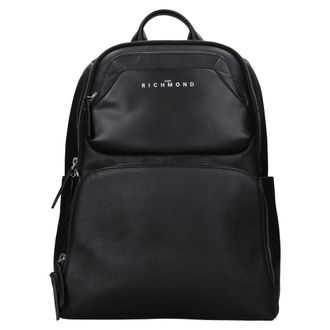 John Richmond Zaino in Pelle - - Bags - Uomo - Nero - ONE SIZE