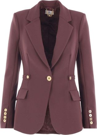 Elisabetta Franchi Tailored Jacket With Notched Lapel
