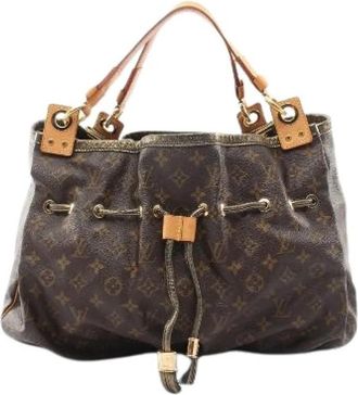 Louis Vuitton Pre-owned Irene Monogram Tote Bag - Dames - Vintage Tas - Bruin - ONE Size - Leer - Vintage