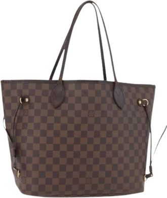 Louis Vuitton Pre-owned Tote Bags, female, Brown, Size: ONE SIZE Pre-owned Neverfull MM Tote Bag