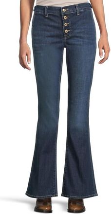 7 For All Mankind Bootcut Jeans in Rinsed Indigo Womens Jeans Rinsed Indigo : 28 34, Cotton/Denim/Lyocell