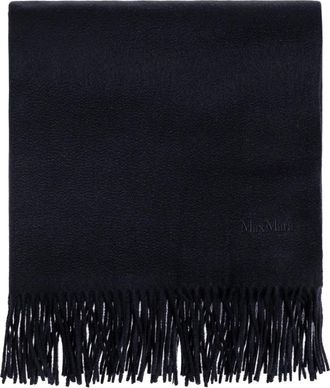 Max Mara Accessoires, Dames, Blauw, ONE Size, Kasjmier, Baci Sjaal