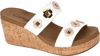 Corkys Footwear Womens Hi Tide Wedges In White