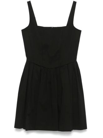 Maje pleated mini dress - Black