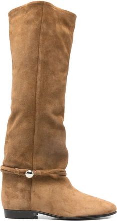 Isabel Marant Stivali con nodo - Marrone