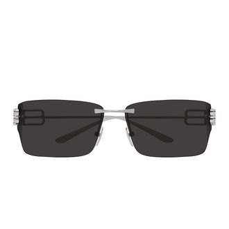 Balenciaga Sunglasses Bb0485 Sa 001 Ruthenium/Grey Unisex