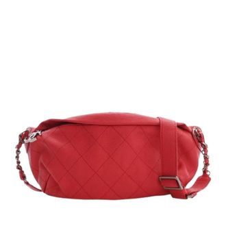 Chanel Pre-owned Belt Bag - Dames - Pre-owned - Rood - Maat: ONE Size Leer