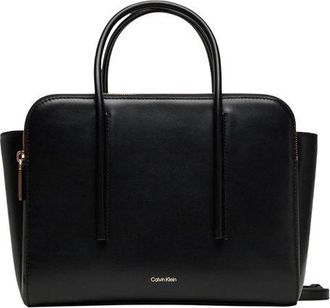 Calvin Klein Black Leather Womens Handbag