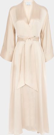Thierry Colson Almudena Silk Long Dress