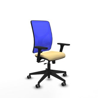Piqueras y Crespo Silla De Oficina Piqueras Y Crespo Motilla Negro Ajustable Confort