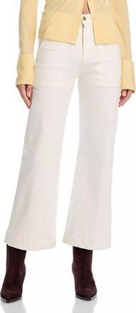 Ramy Brook Clifford Cropped Ankle Jeans In White
