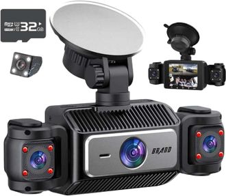 OEM C&aacute;mara De Salpicadero, Grabadora De V&iacute;deo Para Coche, Wi-fi, 2,4 Pulgadas, 4 Canales, Fhd 1080p, 32 Gb