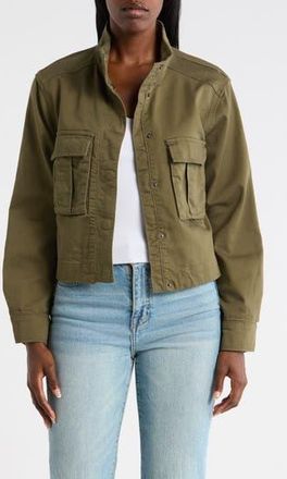 Sanctuary Cool Rider Jacket in Fatigue Green at Nordstrom Rack, Size X-Small