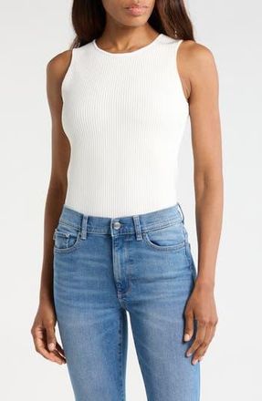 DL1961 Ribbed Tank in White at Nordstrom Rack, Size X-Small