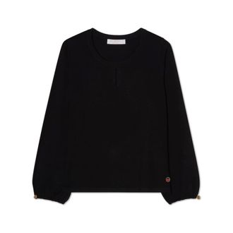 Busnel Mujer, Jerseys, Negro, Talla: XL