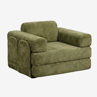 Sklum Sill&oacute;n Cama En Pana Envasado Al Vac&iacute;o Paoly Sklum