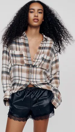 Bec&bridge Saphira Faux Leather Shorts