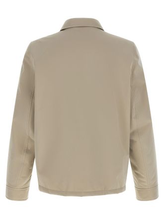 Brunello Cucinelli Mens Gray Polyester Full-Length Jacket Clothing