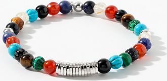 Tateossian Mens Semi-precious stone beads bracelet